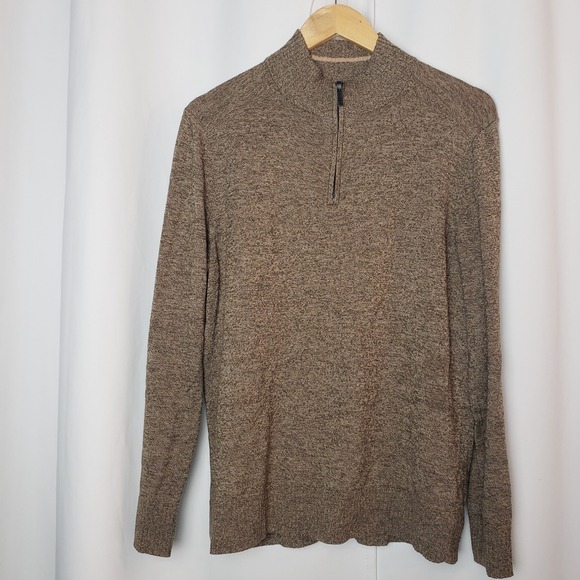 Smartwool Other - Smartwool Sparwood Mens Size M Quarter Zip Pull Over Sweater Brown Heather